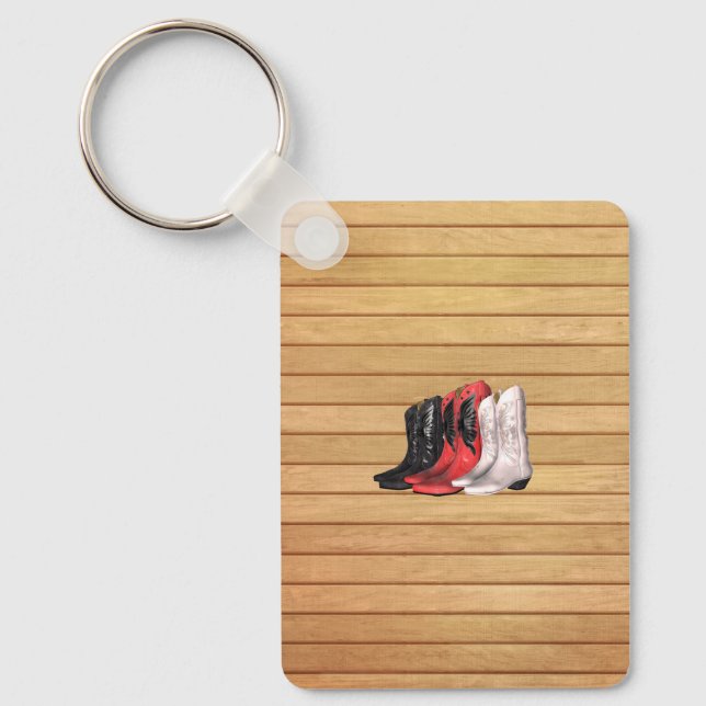 TEE Country Boots Key Ring (Front)