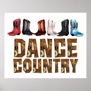TEE Country Line Dance Poster