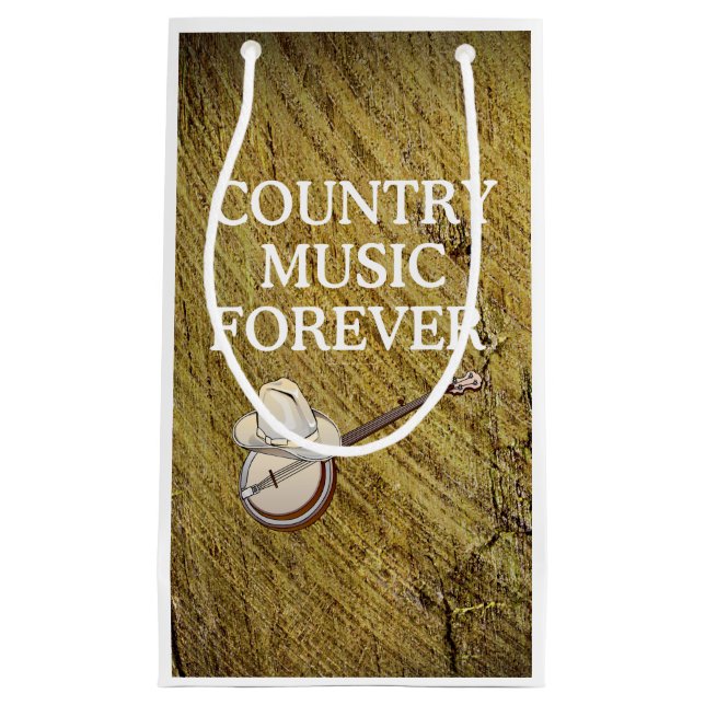 TEE Country Music Forever Small Gift Bag (Front)