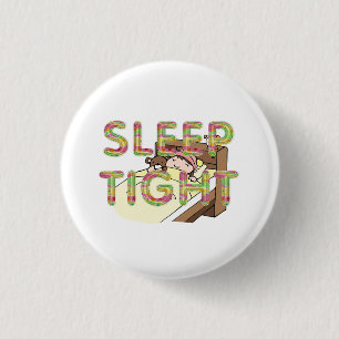 TEE Cute Sleep Slogan 3 Cm Round Badge