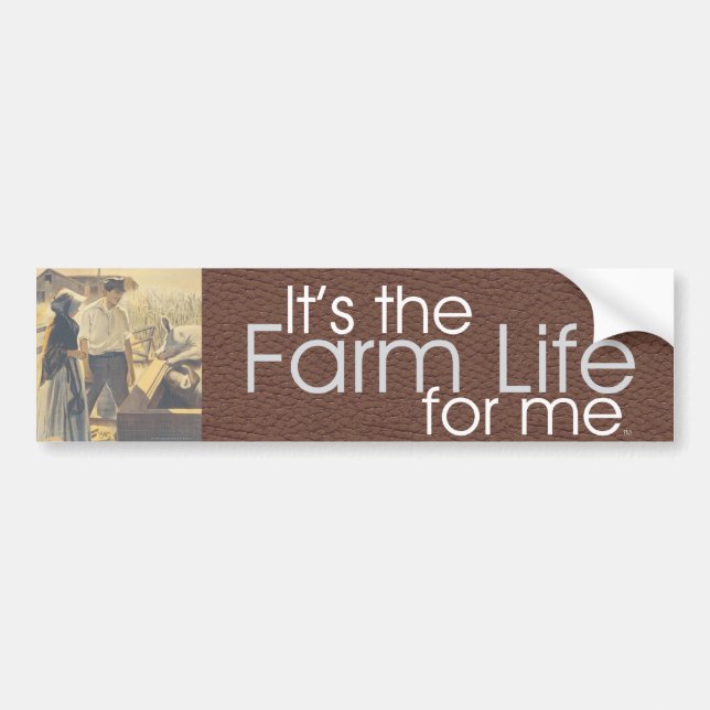 TEE Farm Life Bumper Sticker (Front)