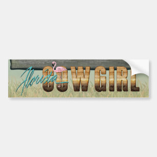 TEE Florida Cowgirl Bumper Sticker