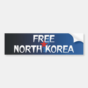 TEE Free North Korea Bumper Sticker