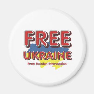 TEE Free Ukraine Magnet