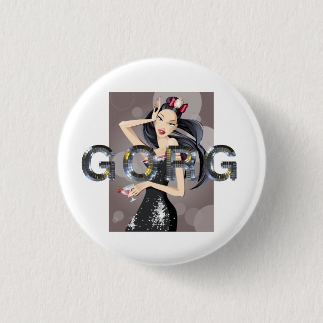 TEE Gorg Magnet 3 Cm Round Badge (Front)