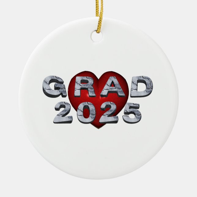 TEE Grad 2025 Ceramic Ornament (Front)