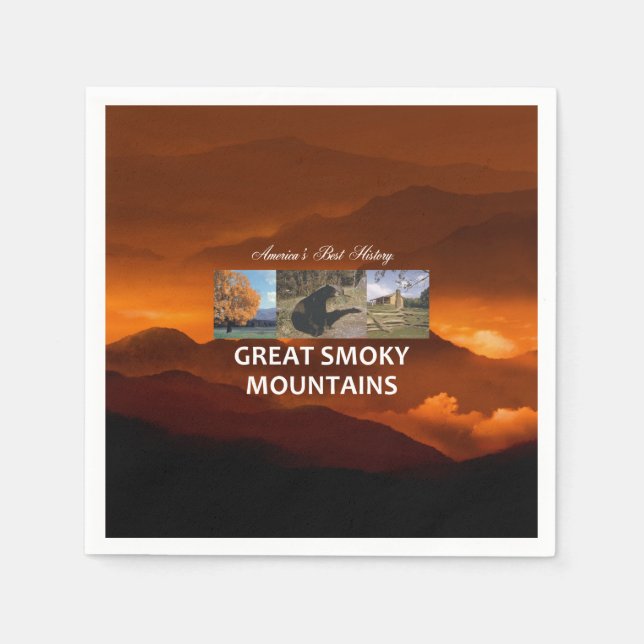 TEE Great Smoky Mountains Napkins (Front)