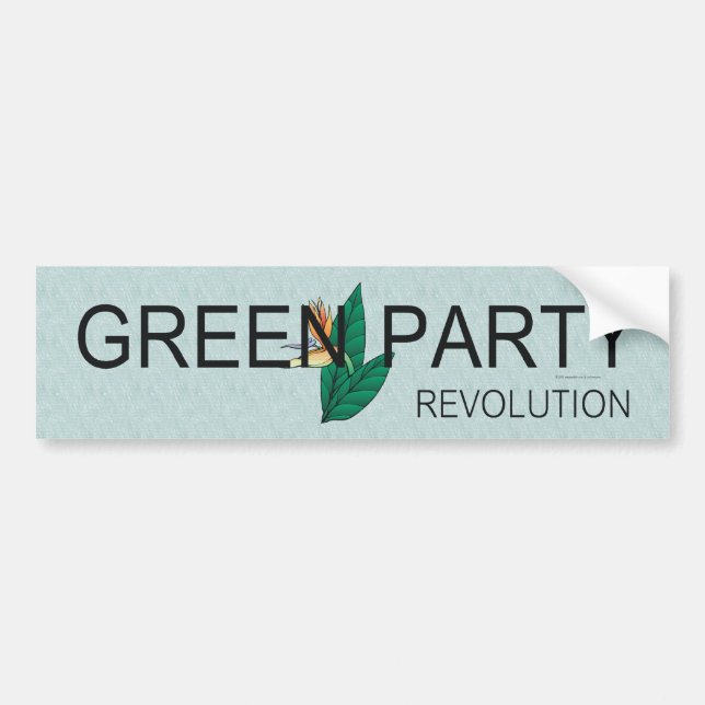 TEE Green Party Bumper Sticker (Front)