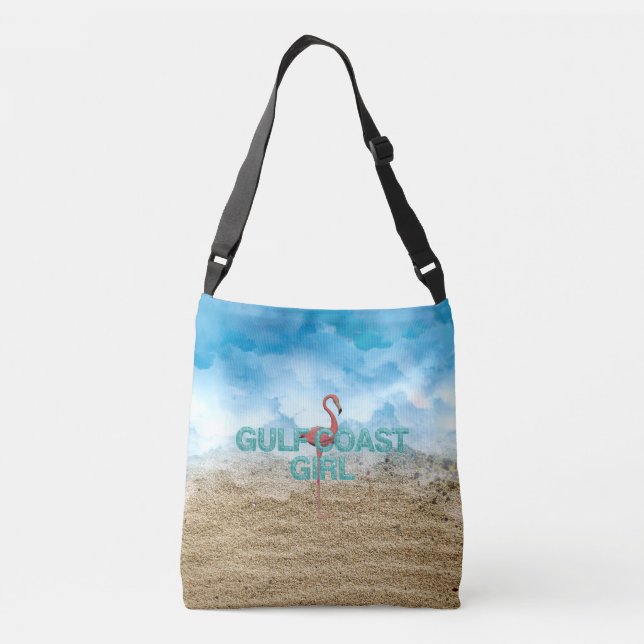 TEE Gulf Coast Girl Crossbody Bag (Back)