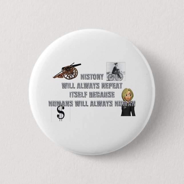 TEE Humans Always Human Buttons (Front)