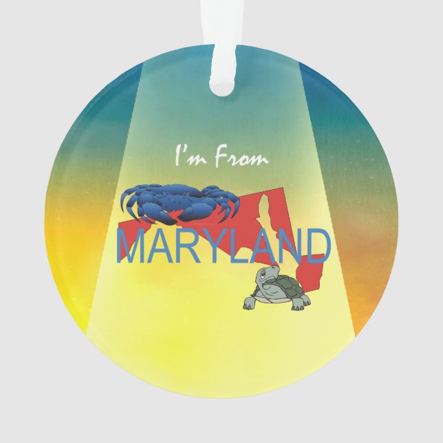 TEE I'm from Maryland Ornament (Back)