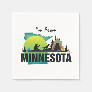 TEE I'm from Minnesota Napkin