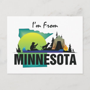 TEE I'm From Minnesota Postcard