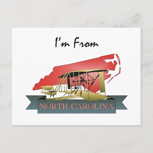 TEE I'm From North Carolina Postcard (Front)