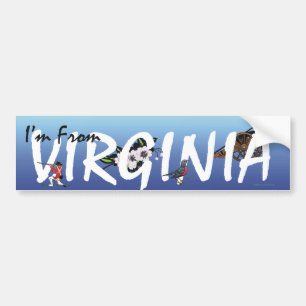 TEE I'm From Virginia Bumper Sticker