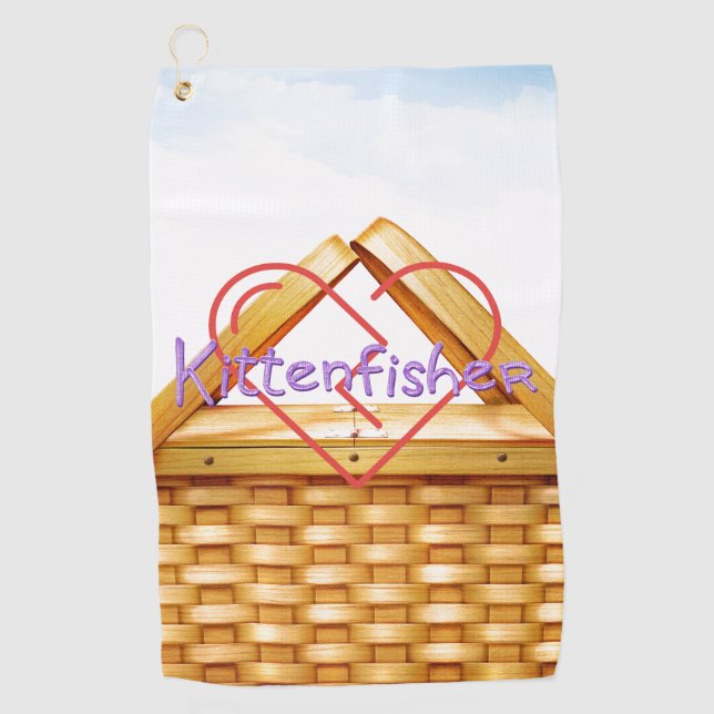 TEE Kittenfisher Golf Towel (Front)