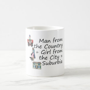 TEE Man Country Girl City Coffee Mug
