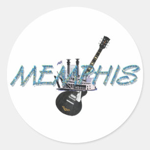 TEE Memphis Classic Round Sticker