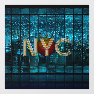 TEE New York City Window Cling