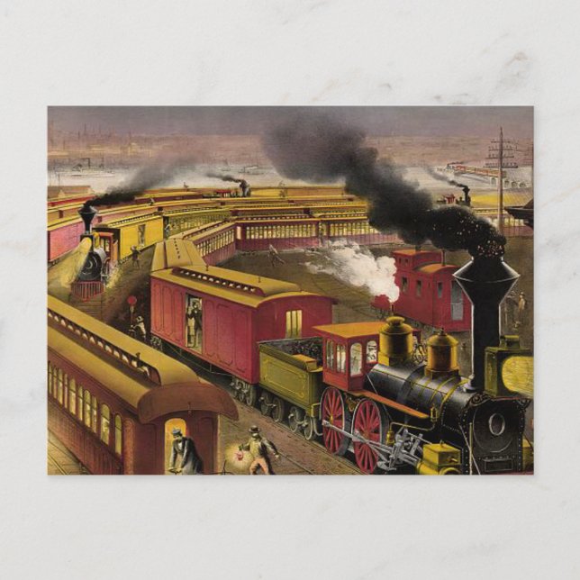 TEE Night Train Postcard (Front)