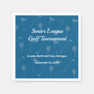 Tee Off in Style - Golf Party Tableware Napkin