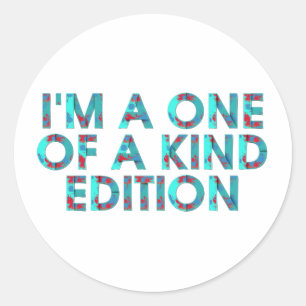 TEE One of a Kind Edition Classic Round Sticker