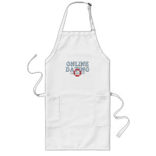 TEE Online Dating Humor Long Apron