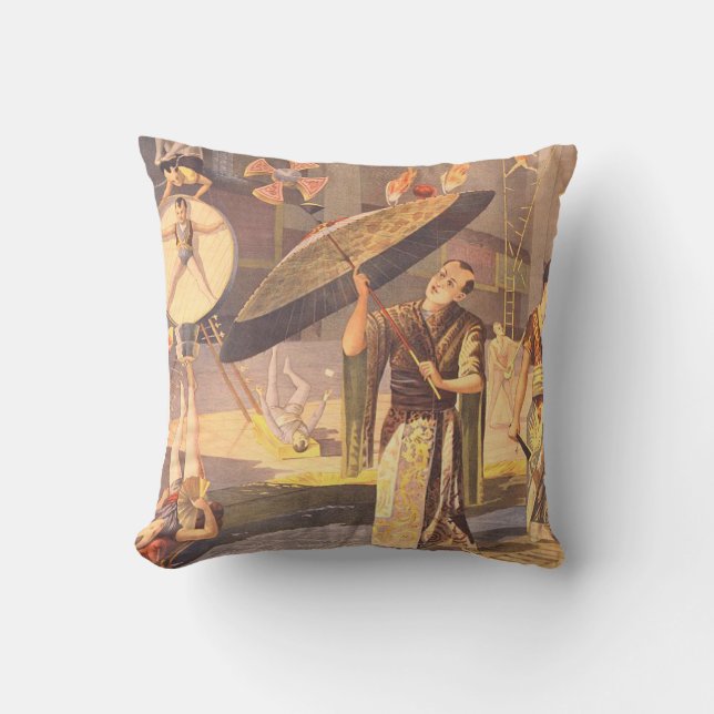 TEE Orient Circus Cushion (Front)