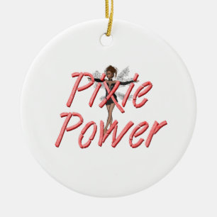 TEE Pixie Power Ceramic Ornament