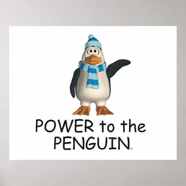 TEE Power to the Penguin Poster (Front)