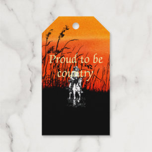 TEE Proud to be Country Gift Tags