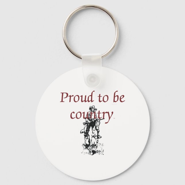 TEE Proud to be Country Key Ring (Front)