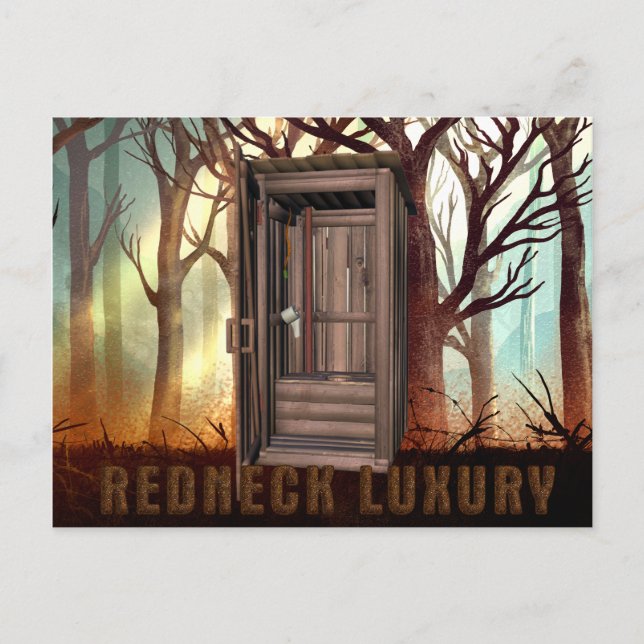 TEE Redneck Luxury Postcard (Front)