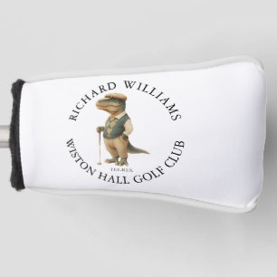 Tee-Rex Dinosaur Custom Golfer Name And Club Golf Head Cover