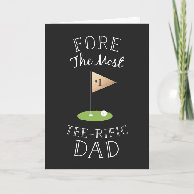 Tee-rific Father's Day Card (Front)
