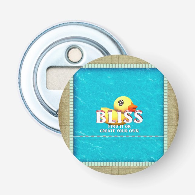 TEE Rubber Ducky Bliss Bottle Opener (Front)