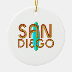 TEE San Diego Ceramic Ornament