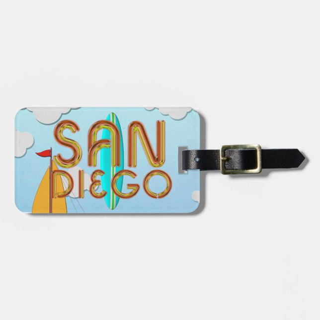 TEE San Diego Luggage Tag (Front Horizontal)