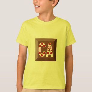 Tee-shirt blue jersey CANADA CHOCOLATE CANDIES T-Shirt