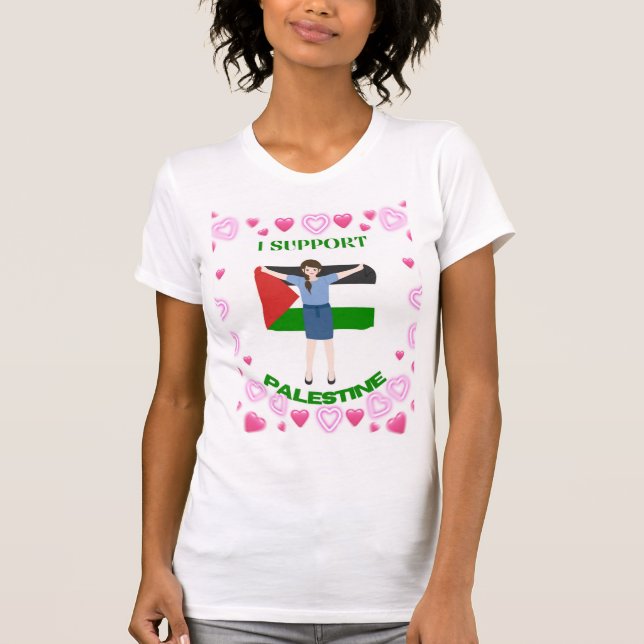 tee-shirt-je-supporte-palestine T-Shirt (Front)