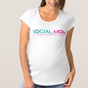 Tee-shirt of Social.mom maternity Maternity T-Shirt
