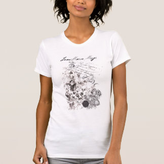 tee-shirt worn effect virgin baroque and angels T-Shirt