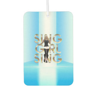 TEE Sing Girl Sing Car Air Freshener