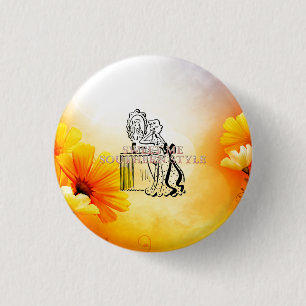 TEE Sweet Me Southern Style 3 Cm Round Badge