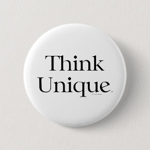 TEE Think Unique 6 Cm Round Badge
