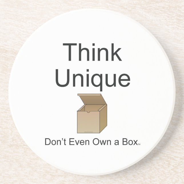 TEE Think Unique Coaster (Front)