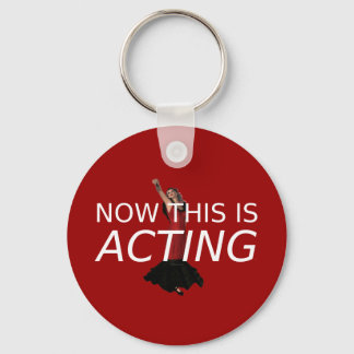 TEE This Is Acting Key Ring