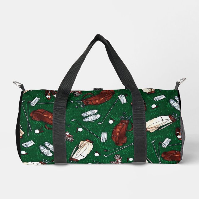 Tee Time Golf Duffle Bag (Front)