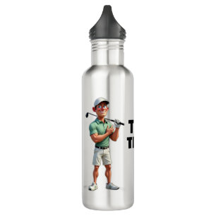 TEE TIME Golf Outdoor Sports Hunting Fishing Hike 710 Ml Water Bottle