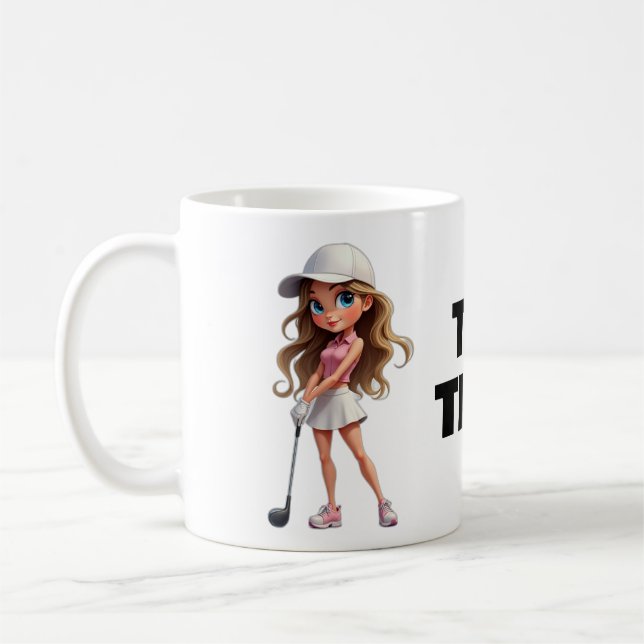 TEE TIME Golf Sporting Goods Novelty Office  Coffee Mug (Left)